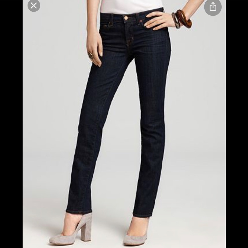 J Brand Black Cigarette Leg Skinny Jeans s30